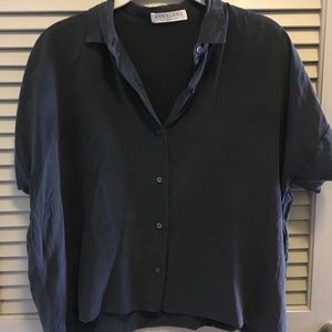 Everlane silk button down